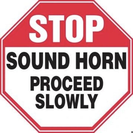 Accuform DRIVERS SAFETY SIGN STAY IN TRUCK OR MVHR940XT